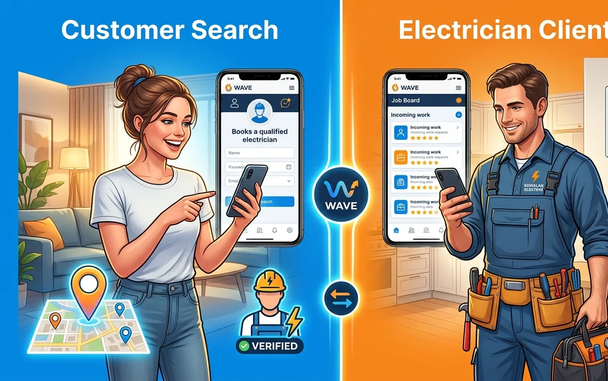 Szukasz elektryka albo szukasz klientów jako elektryk? Jeden portal, dwa rozwiązania
